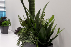 Artificial mixed succulent arrangement