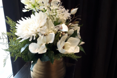 Artificial custom floral arrangement