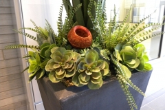 Large artificial mixed succulent arrangement