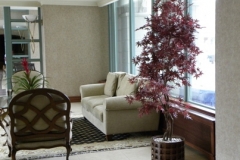 Artificial Japanese Maple tree in a Toronto condominium lobby